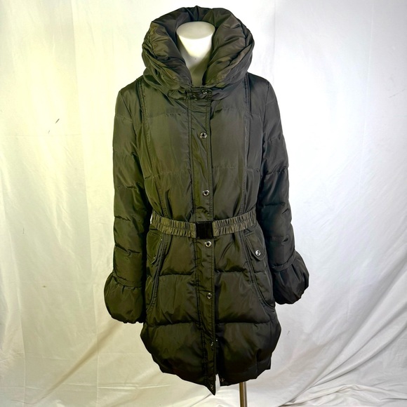 RUDSAK GREEN COAT FEATHER AND DOWN WINTER COAT RUD BY RUDSAK COAT SIZE XL - Picture 3 of 17